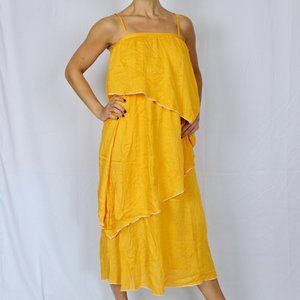 Golden Yellow Sun Dress